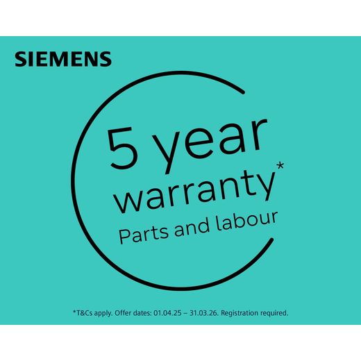 Siemens IQ-500 i-Dos™ 10.5Kg / 6Kg Washer Dryer - White - Annotation - 5yr warranty